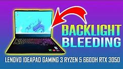 Lenovo Ideapad Gaming 3 Laptop Screen Bleeding Test | Quick Screen Bleeding Test Guide