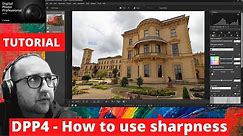 Sharpness Explained | How to use sharpness | TUTORIAL | CANON Digital Photo Professional 4 | DPP4 |