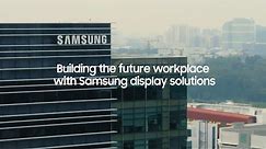 Building the future workplace with display solutions | Samsung