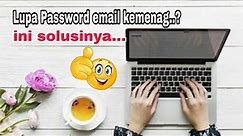 Cara Mereset Password Email Kemenag