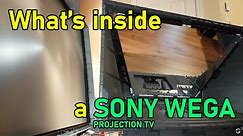 Inside a projection TV - How it's made: SONY WEGA LCD