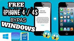 FREE IPHONE 4 / 4S BYPASS PERMANENT ANY UPDATE WINDOWS TOOL|Heavy User Gadgets|