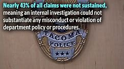 Citizen complaints against Tacoma police often not sustained