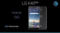 How to use Voicemail on Your LG K40 | AT&T Wireless