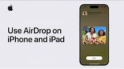 How to use AirDrop on your iPhone or iPad | Apple Support