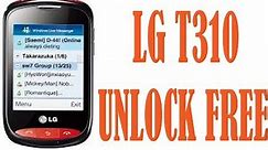 LG T310 UNLOCK FREE