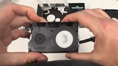 How to Repair a VHS-C Tape the ‘Easy’ Way - Transplant to a VHS Tape Shell