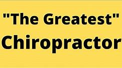 How to Become a GREAT Chiropractor
