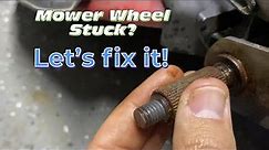 Mower Wheel Won't Spin? Let's Fix It!