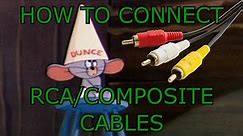 How To Connect RCA/Composite Cables