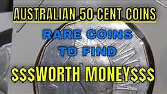 AUSTRALIAN 50 CENT COINS - Look for these!