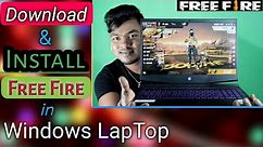 How To Install Free Fire In Windows | windows 10 laptop me freefire kaise install kare