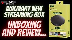 Walmart New Google TV Streaming Device | Live Unboxing & Review |
