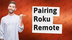 How do I pair my unresponsive Roku remote?
