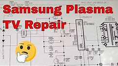 Samsung HP-T4254 Plasma TV Repair clicking. Component Level Fix