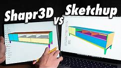 Shapr3D vs Sketchup - For Furniture Design