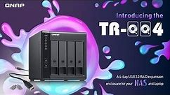Introducing the TR-004: A 4-bay USB 3.0 RAID expansion enclosure for your NAS and laptop