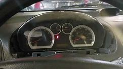 2011 Chevy Aveo speedo and tach repair after cluster repair.