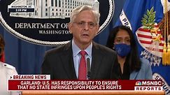 AG Garland: DOJ has a duty to defend the Constitution
