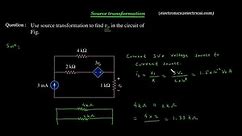 Source transformation 9 | Circuit Analysis | Electrical Engineering