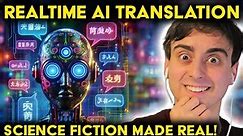 I Was FLOORED. Realtime AI Translation & Voice Cloning!