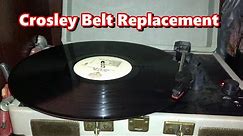 Replace a Crosley Record Player BELT *Really Easy