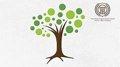 Circle Leaf Tree Logo Design Tutorial - how to design a logo in adobe illustrator for beginners