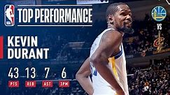 Kevin Durant's EPIC 43 Point Performance In Game 3 | 2018 NBA Finals