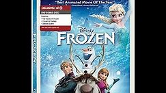 Frozen 2014 DVD menu walkthrough