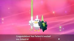 How to Evolve Galarian Farfetch'd into Sirfetch'd - Pokémon Sword & Shield