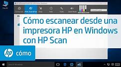 Cómo escanear desde una impresora HP en Windows con HP Scan | HP Computers | HP Support