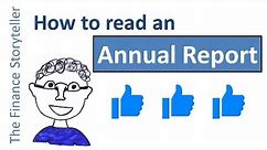 How to read an annual report