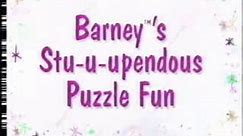 Barney Stupendous Puzzle Fun Actimate Version