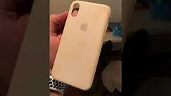 iPhone X white silicone case DO NOT BUY!