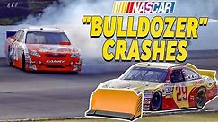 NASCAR "Bulldozer Crashes" Moments