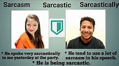 How to use Sarcasm, Sarcastic & Sarcastically | Clapingo Conversation with Tutor Susan
