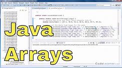 Learn Java - Exercise 01y - Using Arrays in Java