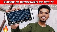 How to use phone as a keyboard for laptop or pc | how to use phone like keyboard | technical siraj