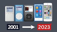 iPod Evolution From 2001 to 2023