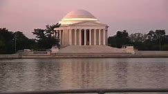 WATCH LIVE: Sunrise over the Jefferson Monument at the Tidal Basin