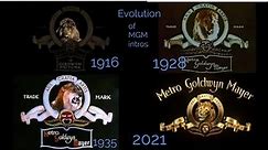Evolution of Metro-Goldwyn-Mayer intros (1916-now) #MGM