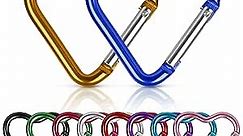 10Pcs Heart Keychain Carabiner Clips for Hanging - Camping Hiking Backpack Carabiner Clip Dog Leash Carabiner Heart Shaped Heavy Duty Carabiner