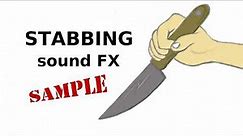 Stabbing With A Knife Sound Effect
