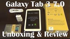 Samsung Galaxy Tab 3 7.0: Unboxing and Review