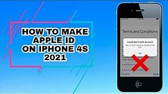 How to create apple id on iphone 4s #howtocreateappleid