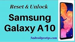 How to Reset & Unlock Samsung Galaxy A10