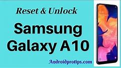 How to Reset & Unlock Samsung Galaxy A10