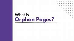 What Are Orphan Pages in SEO? How to Find and Fix Orphan Pages? | 2024