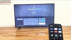 Setting up /Set up process of a Vizio Smart TV(V505-J09)