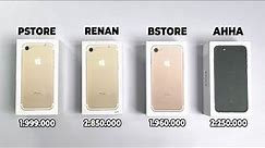 Compare iPhone Bekas | PStore vs Renan Store vs BStore vs AHHA Gadget